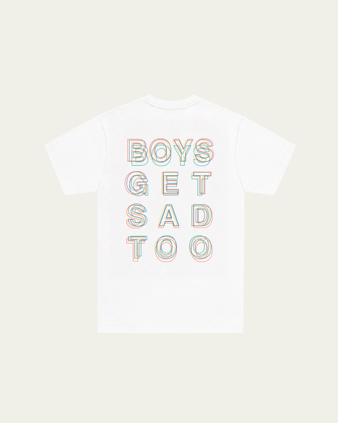 MOTION BLUR WHITE TEE