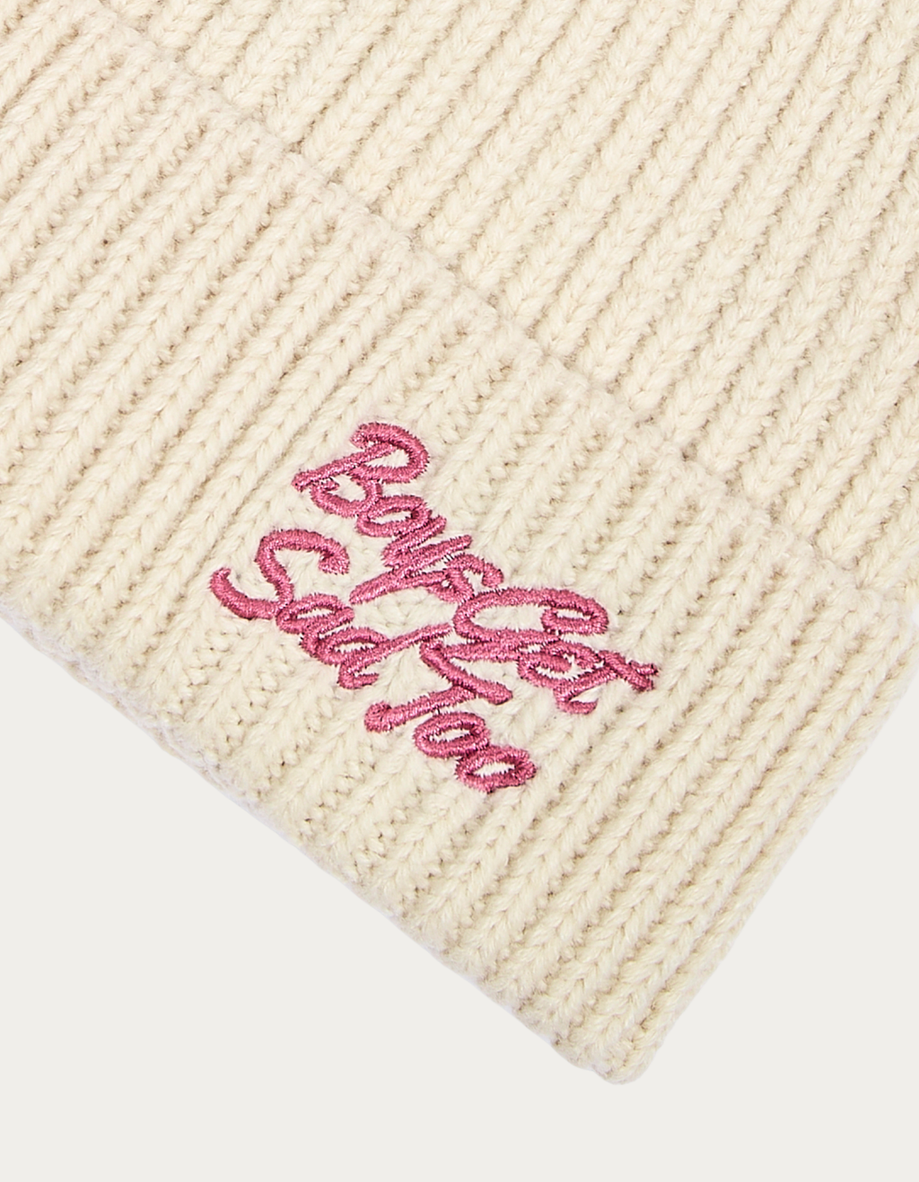 RIBBED BEANIE STONE