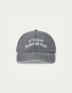 IT'S OKAY VINTAGE BLACK 5-PANEL CAP
