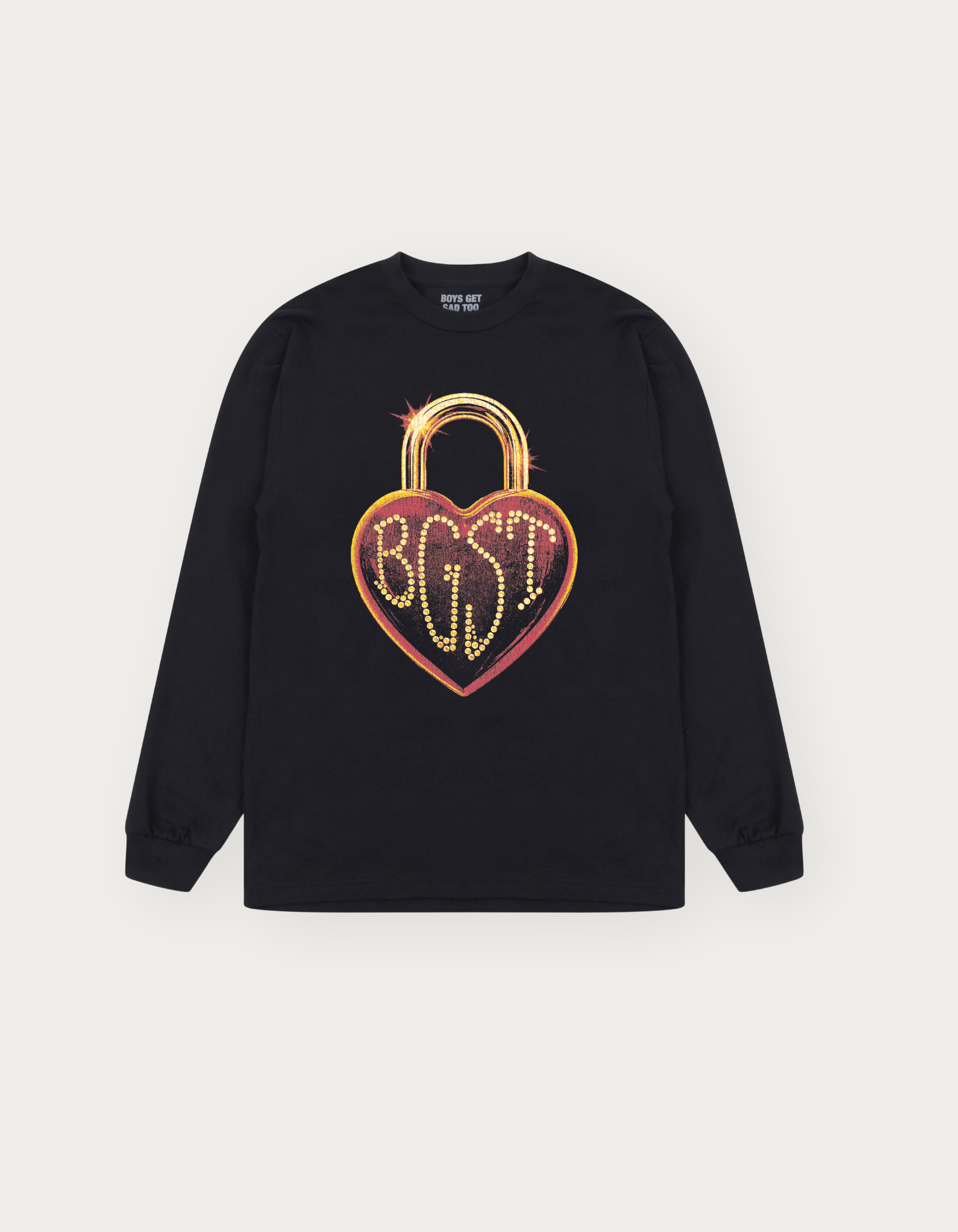 LOCKET LONG SLEEVE TEE BLACK