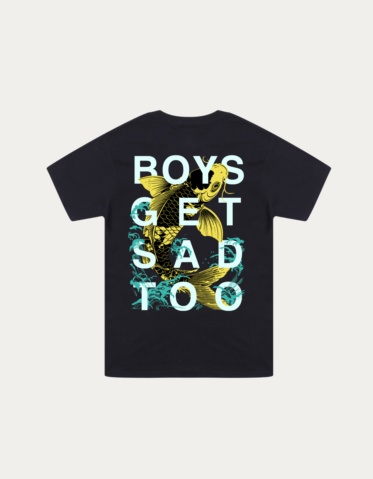 LUCKY KOI TEE BLACK