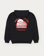 PIZZA HOODY BLACK