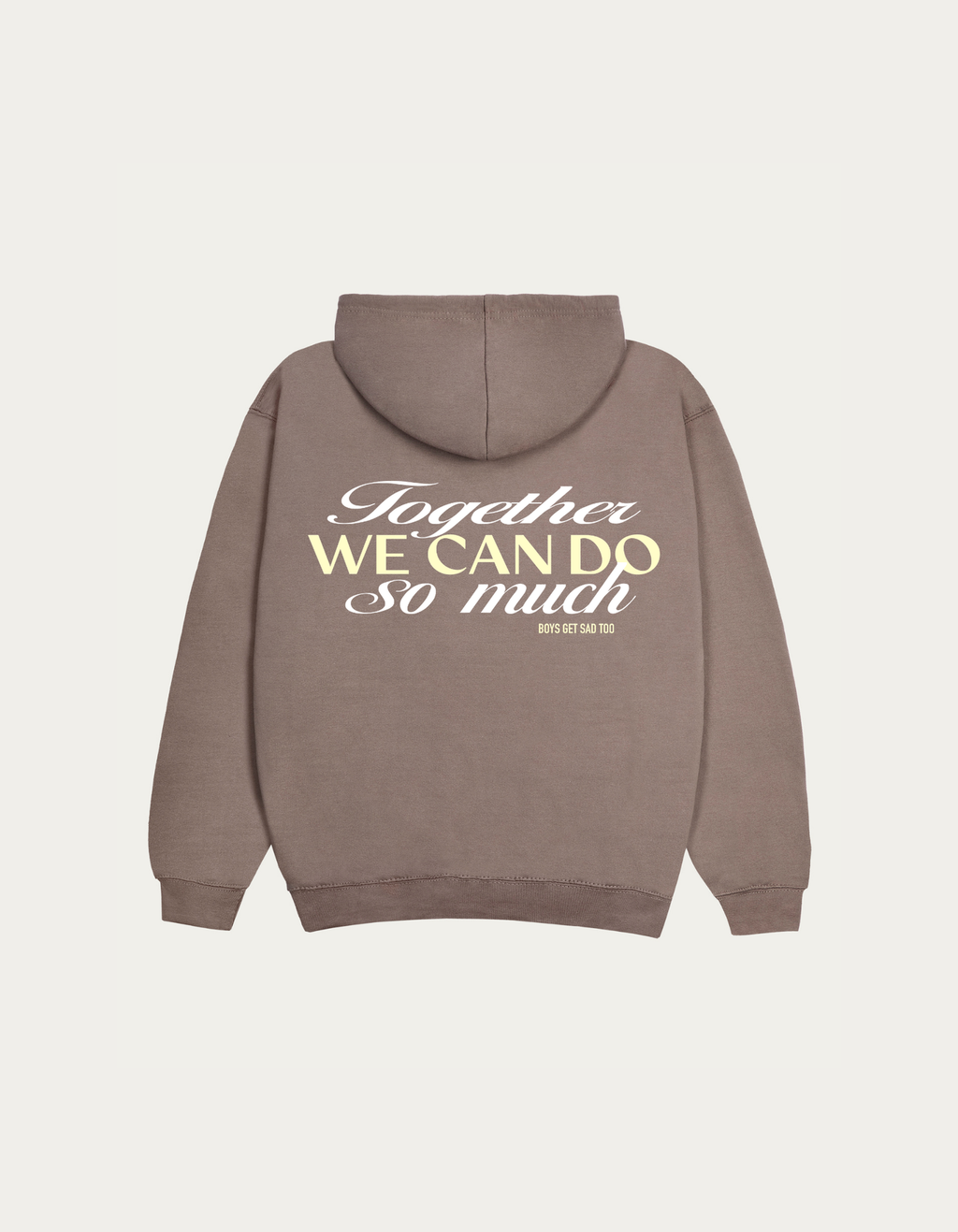 TOGETHER WE CAN HOODY KHAKI