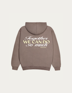 TOGETHER WE CAN HOODY KHAKI