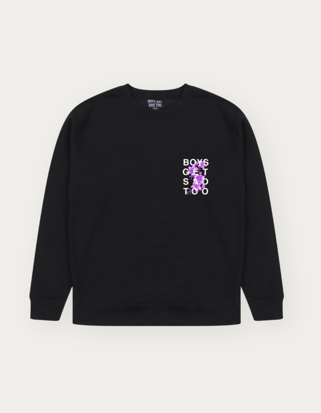 FLOWER CREWNECK BLACK