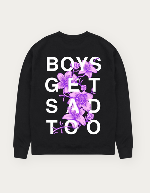 FLOWER CREWNECK BLACK
