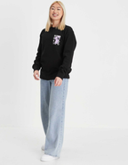 FLOWER CREWNECK BLACK