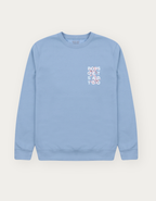 BLOSSOM CREWNECK BABY BLUE