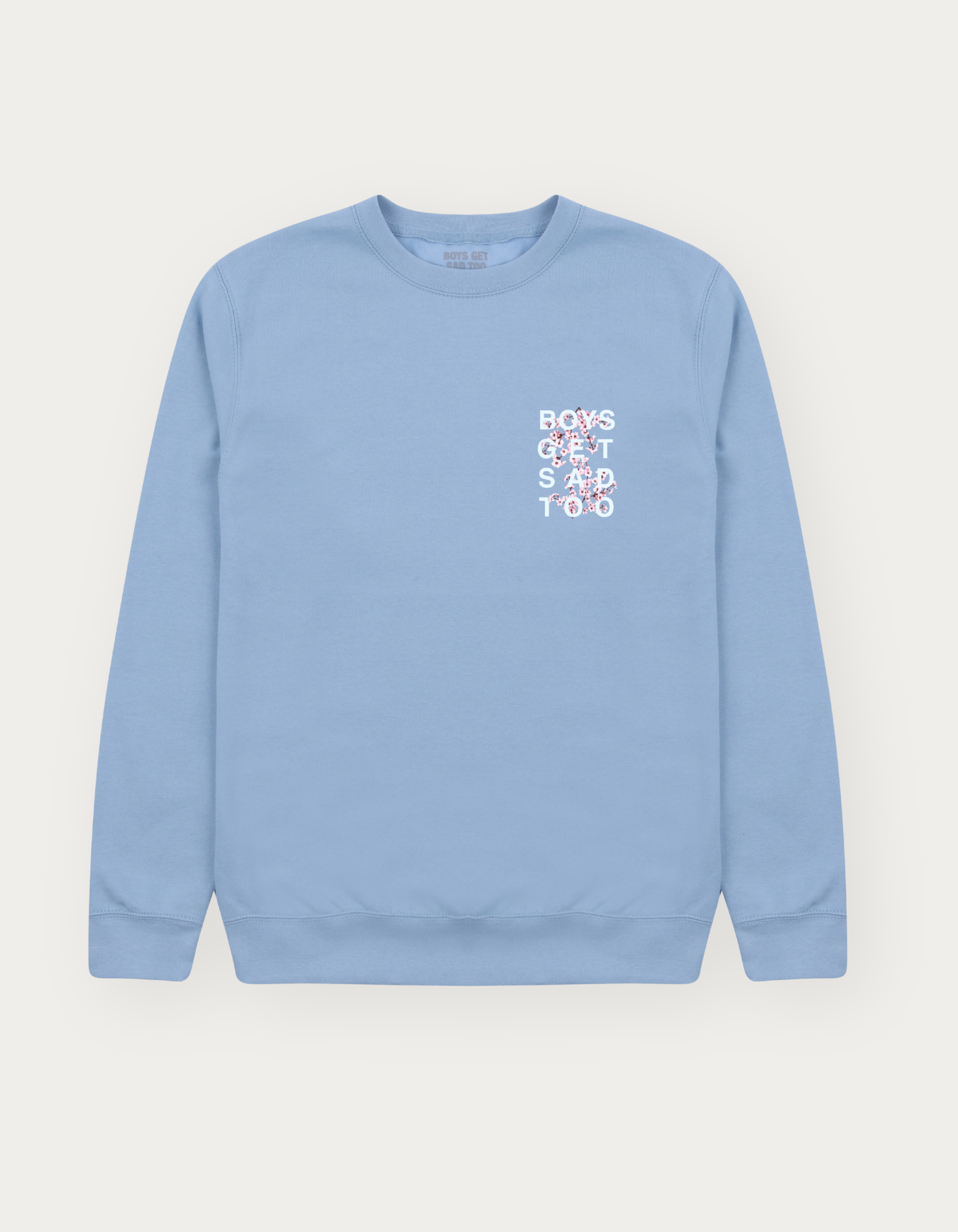 BLOSSOM CREWNECK BABY BLUE