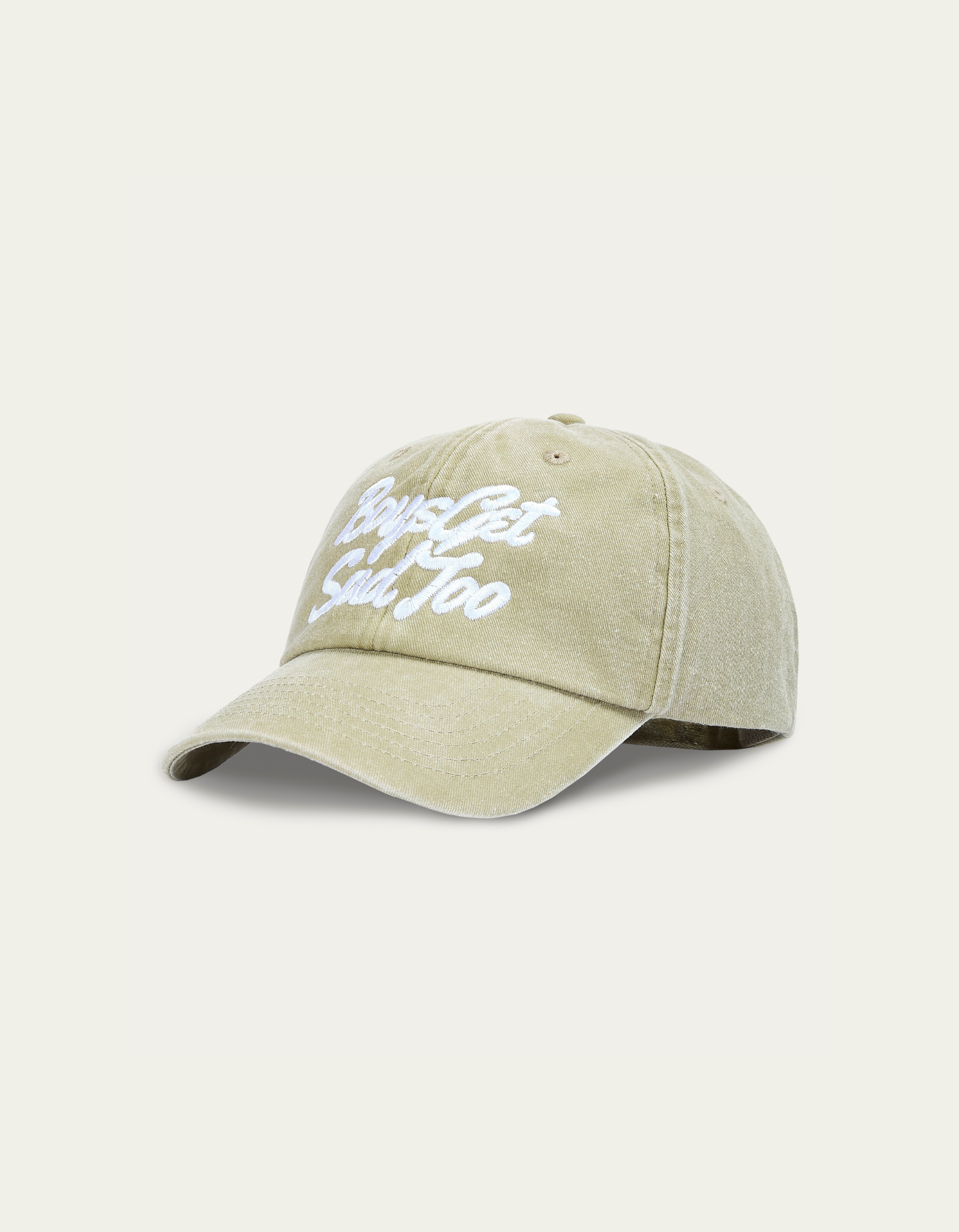 SCRIPT VINTAGE STONE 6-PANEL CAP