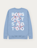 BLOSSOM CREWNECK BABY BLUE