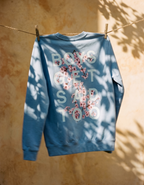 BLOSSOM CREWNECK BABY BLUE