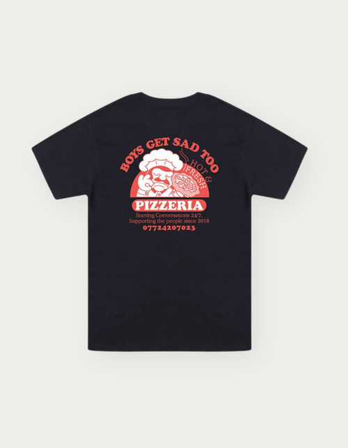 PIZZA TEE BLACK