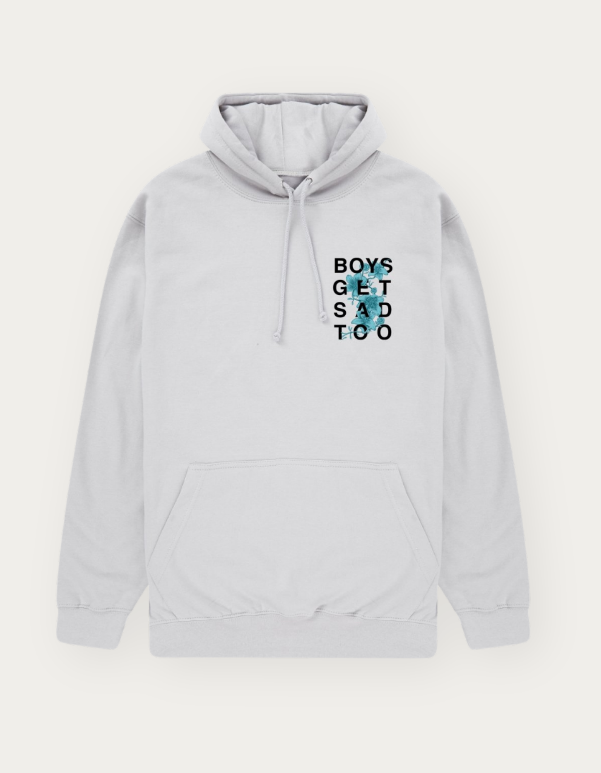 FLOWER HOODY GREY