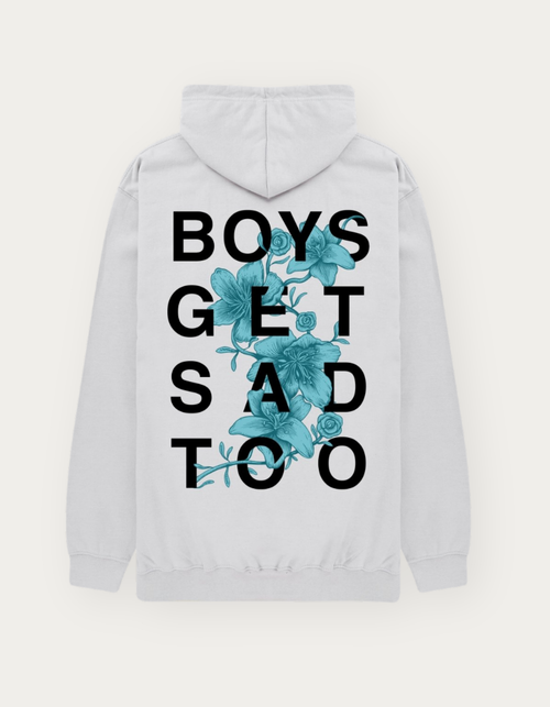 FLOWER HOODY GREY
