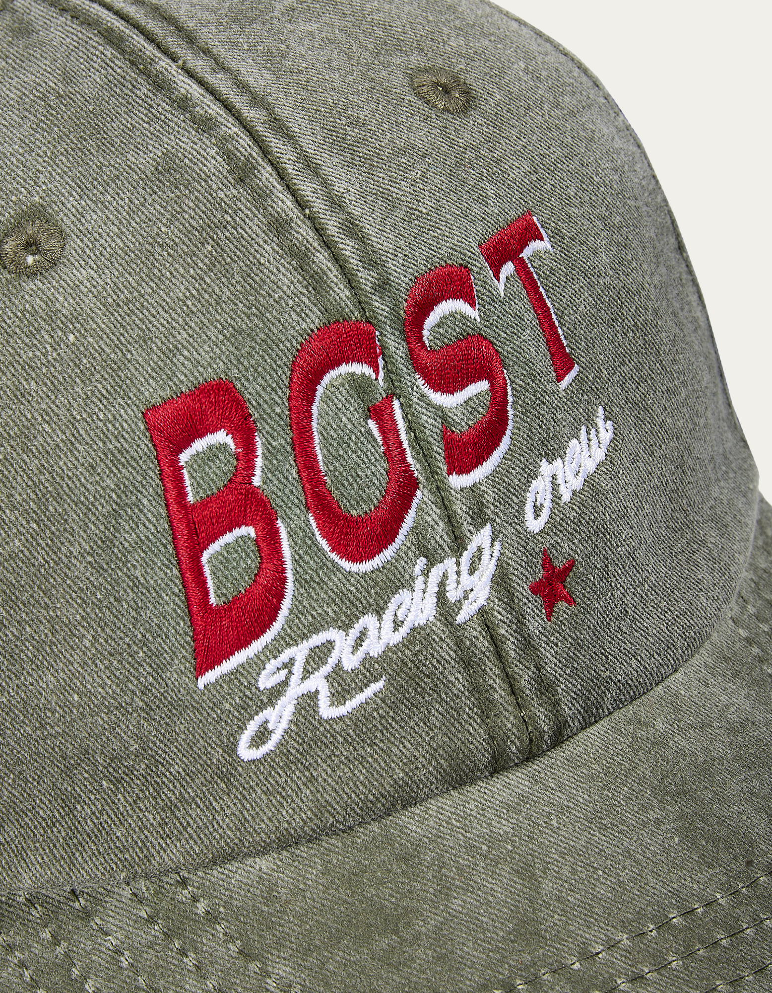 RACING CREW CAP VINTAGE GREEN
