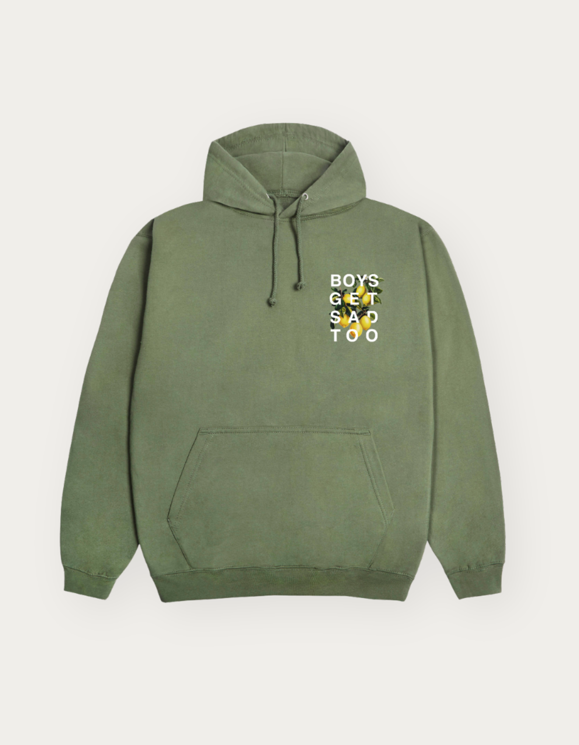 LEMON HOODY MOSS GREEN