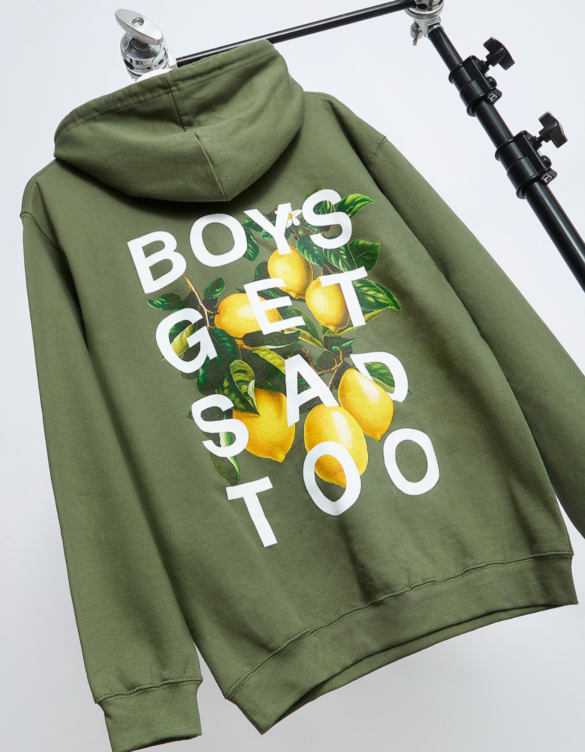 LEMON HOODY MOSS GREEN