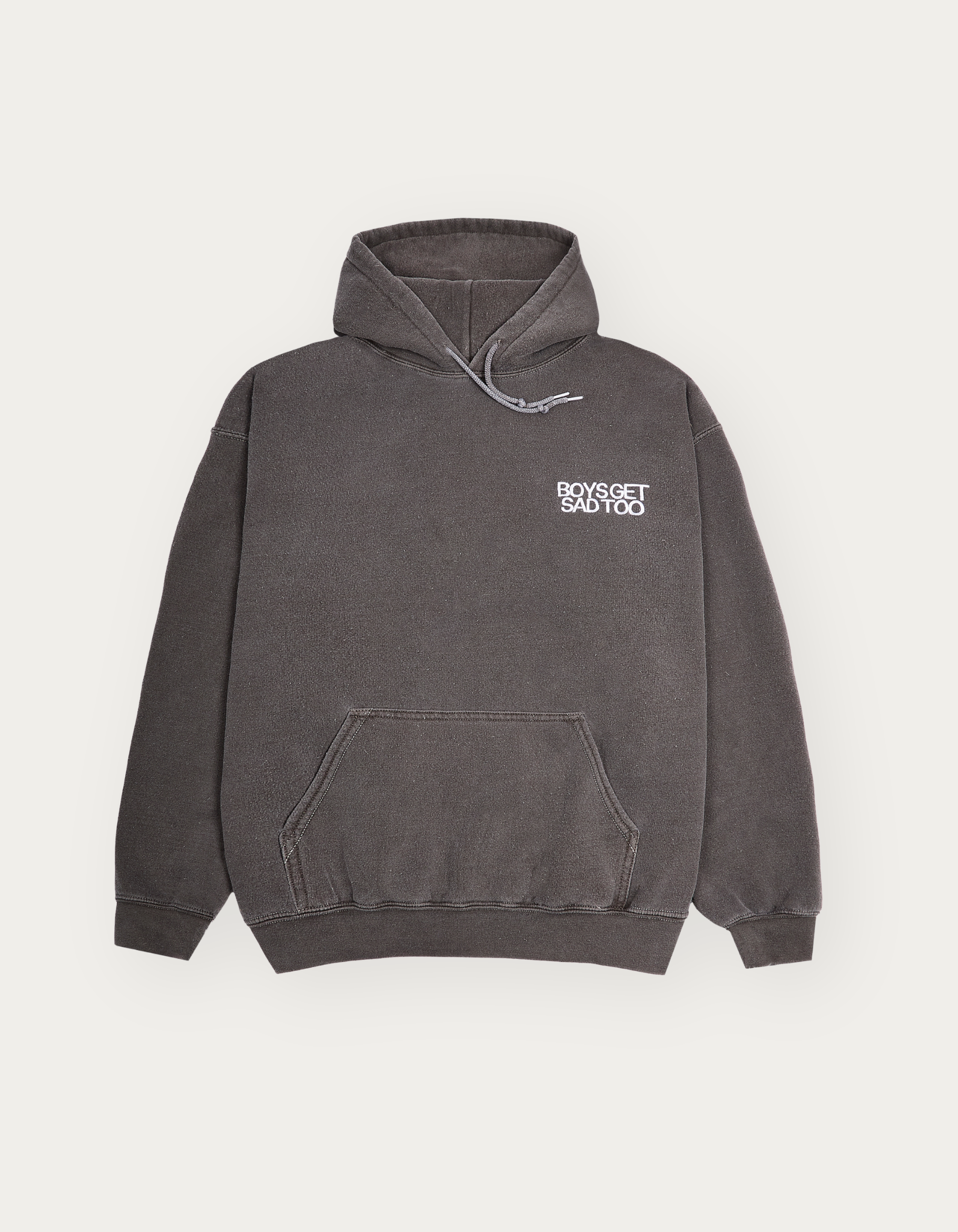 ESSENTIALS OVER DYED HOODY VINTAGE BROWN