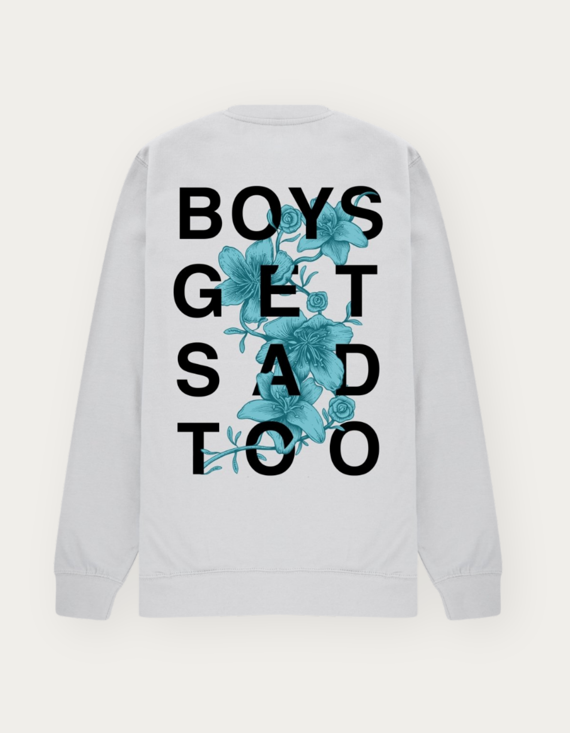 FLOWER CREWNECK GREY