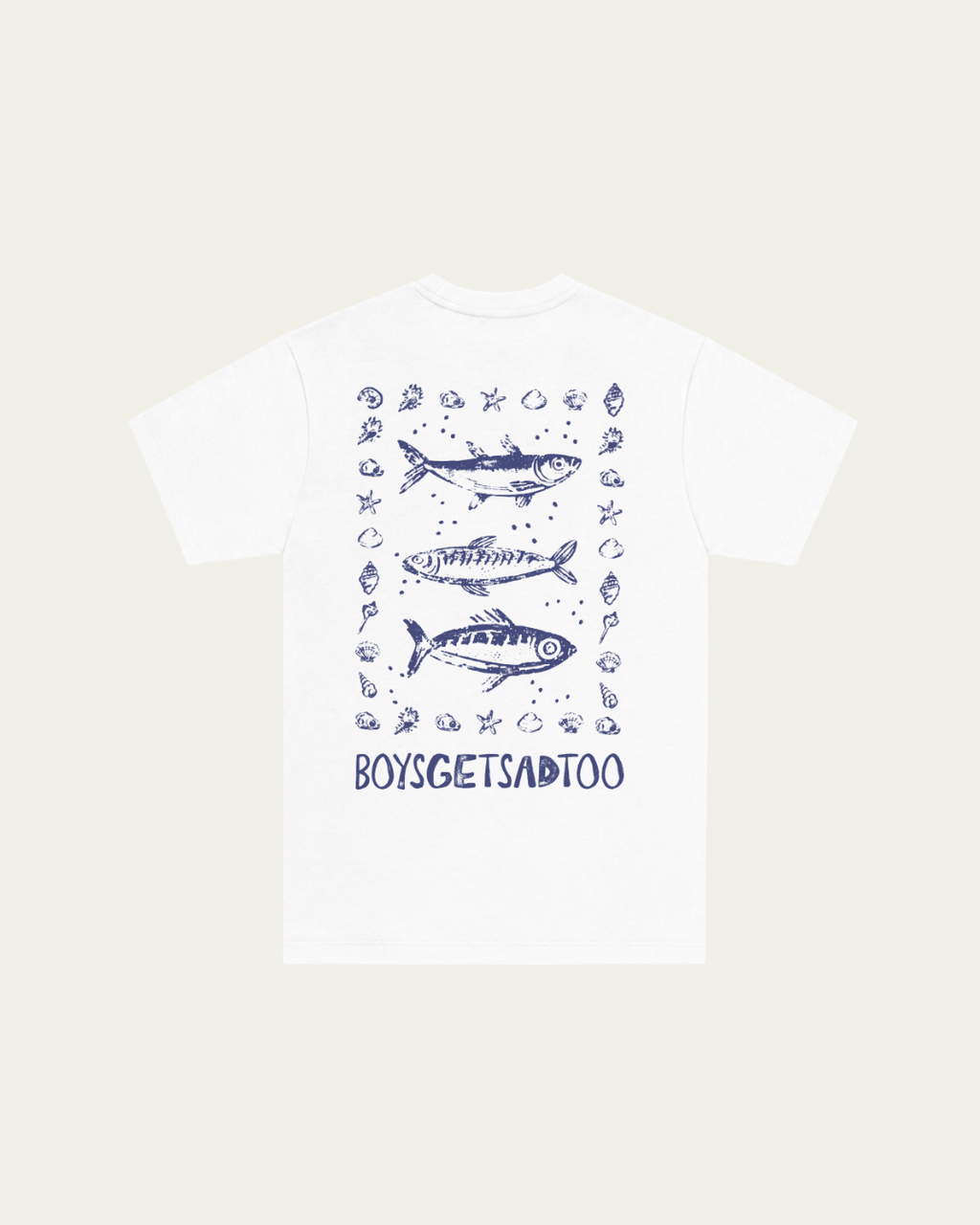 SARDINES WHITE TEE