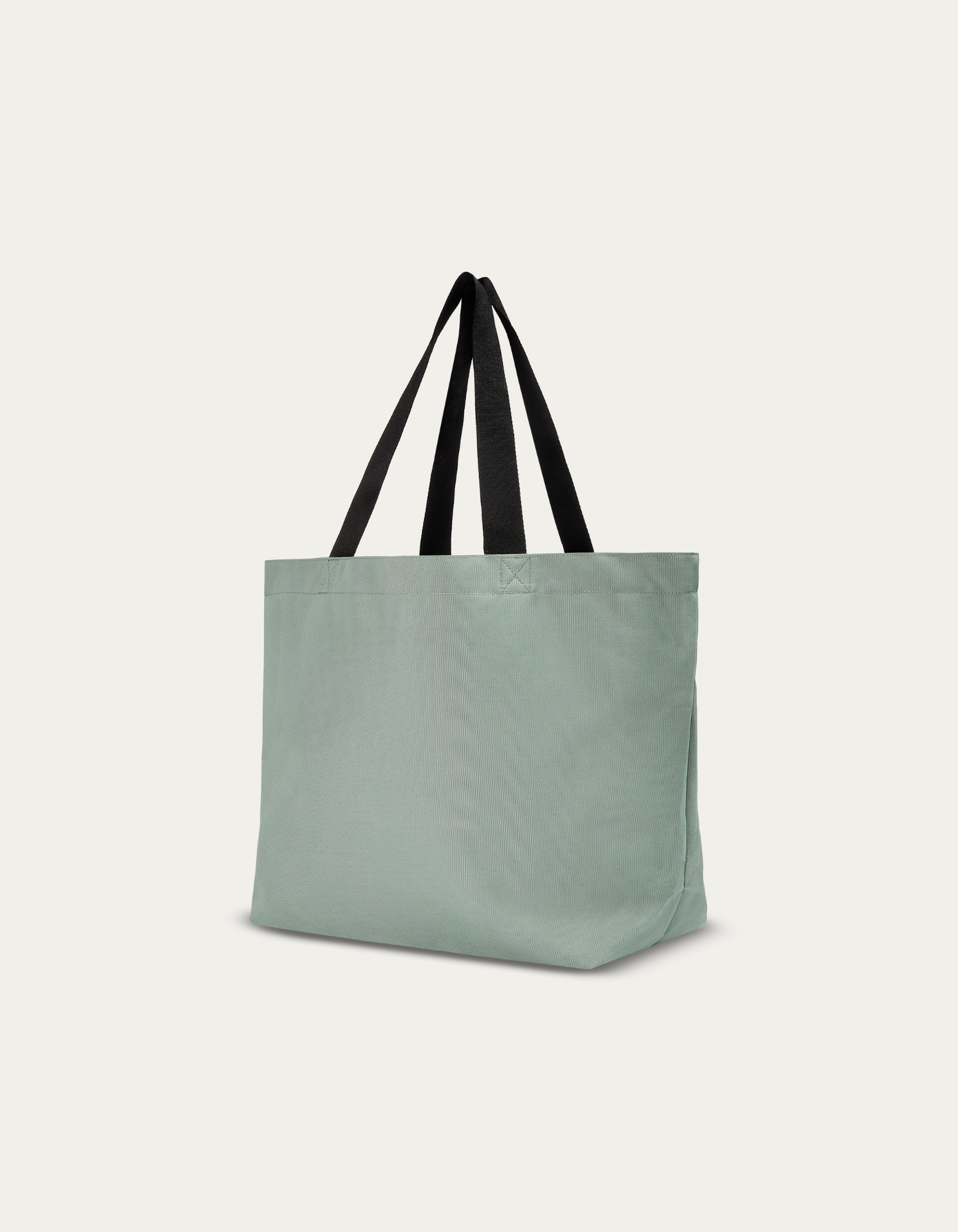 BLOCK LOGO GREEN CARRYALL TOTE BAG