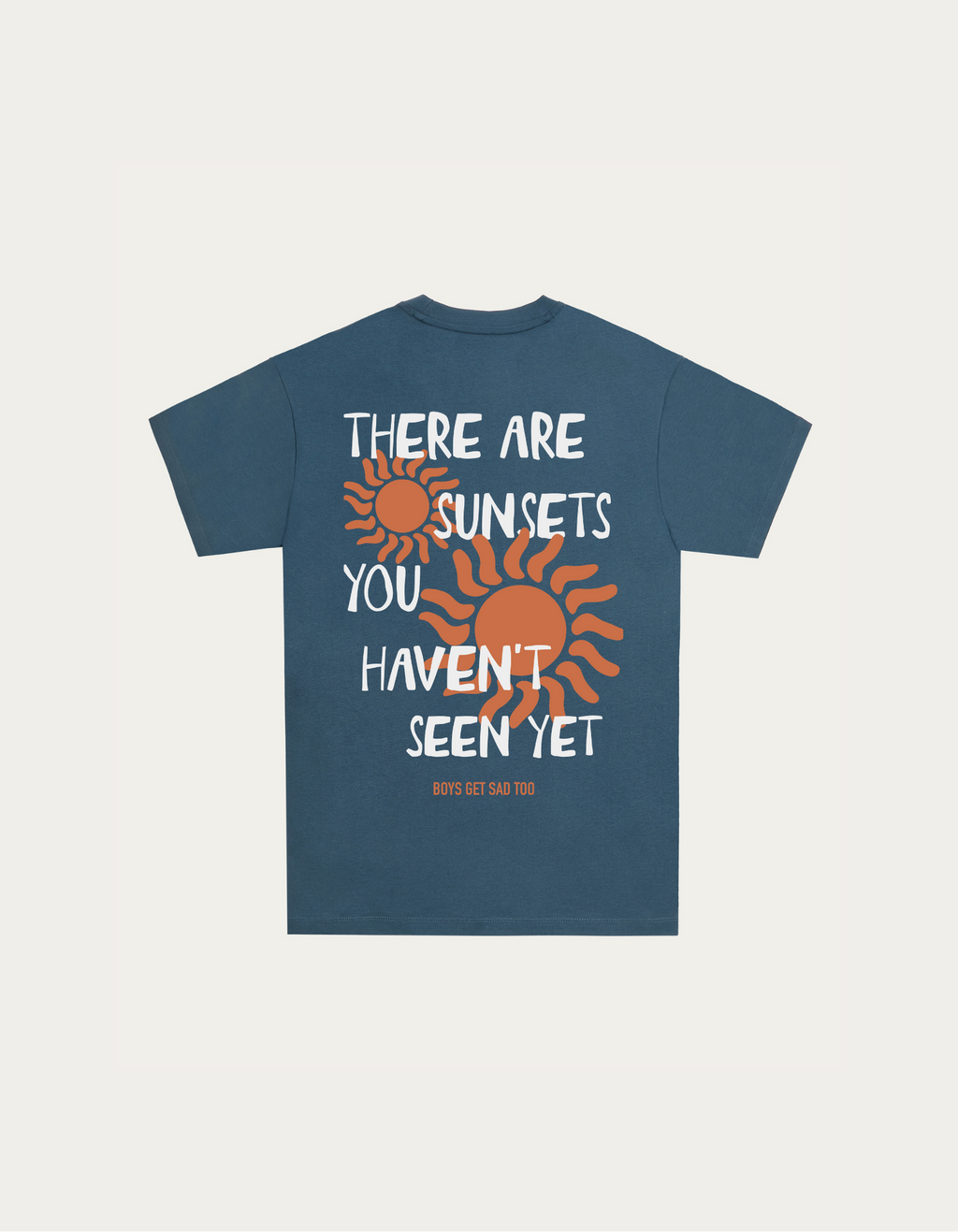 SUNSETS TEE BLUE