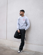 PIZZA CREWNECK GREY
