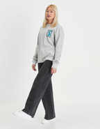FLOWER CREWNECK GREY