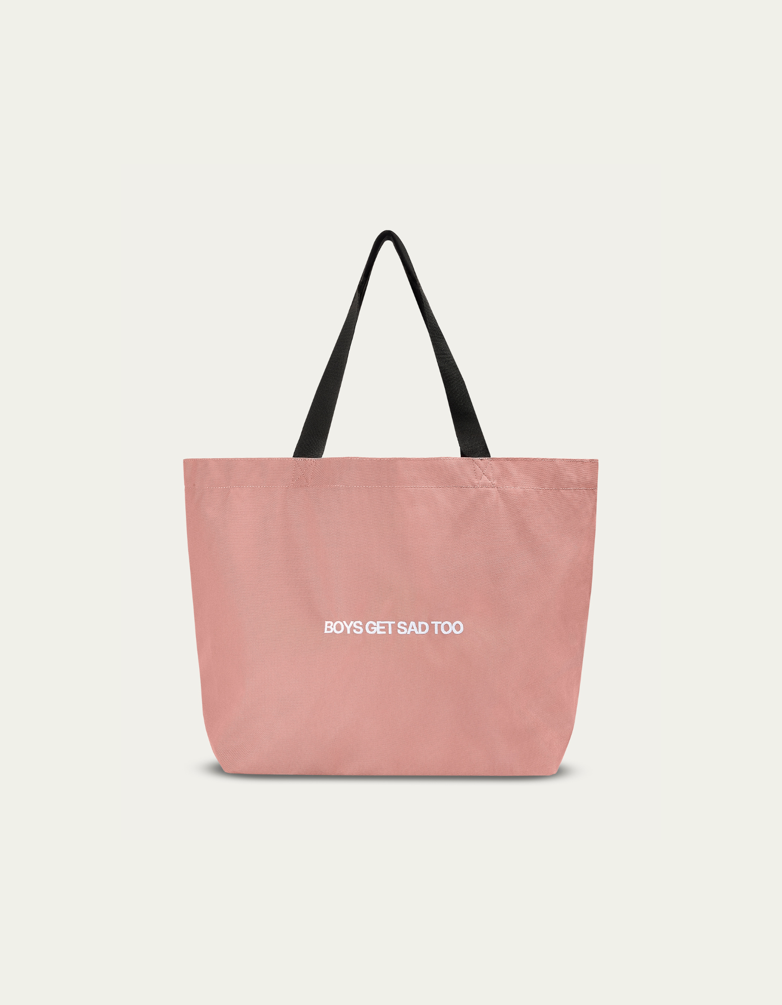 BLOCK LOGO PINK CARRYALL TOTE BAG