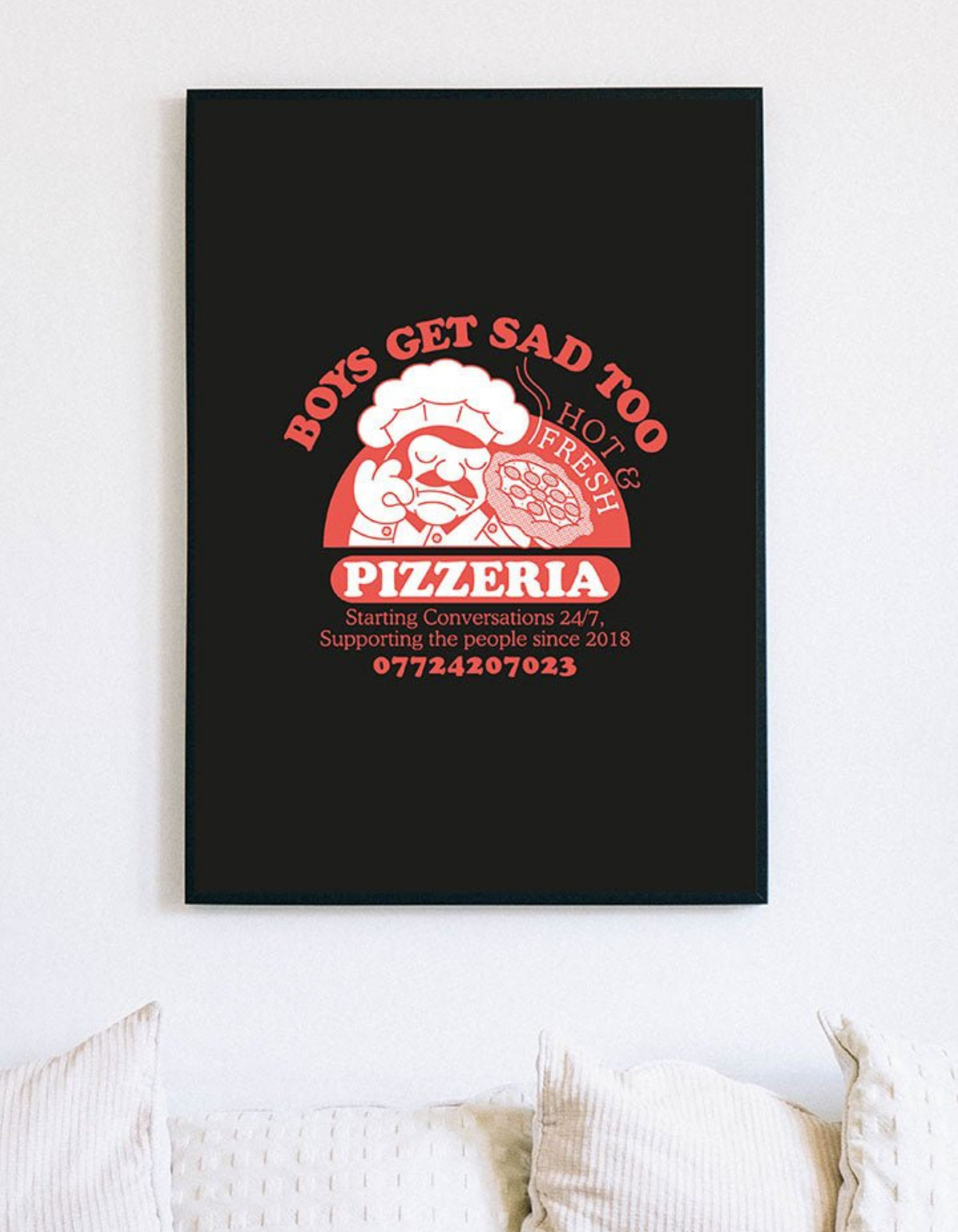 PIZZERIA PRINT BLACK