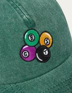 POOL CAP VINTAGE GREEN 5-PANEL CAP