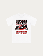 PIT STOP TEE WHITE
