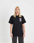 FLOWER TEE BLACK