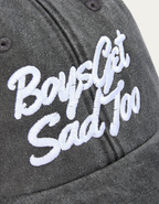 SCRIPT VINTAGE BLACK 6-PANEL CAP