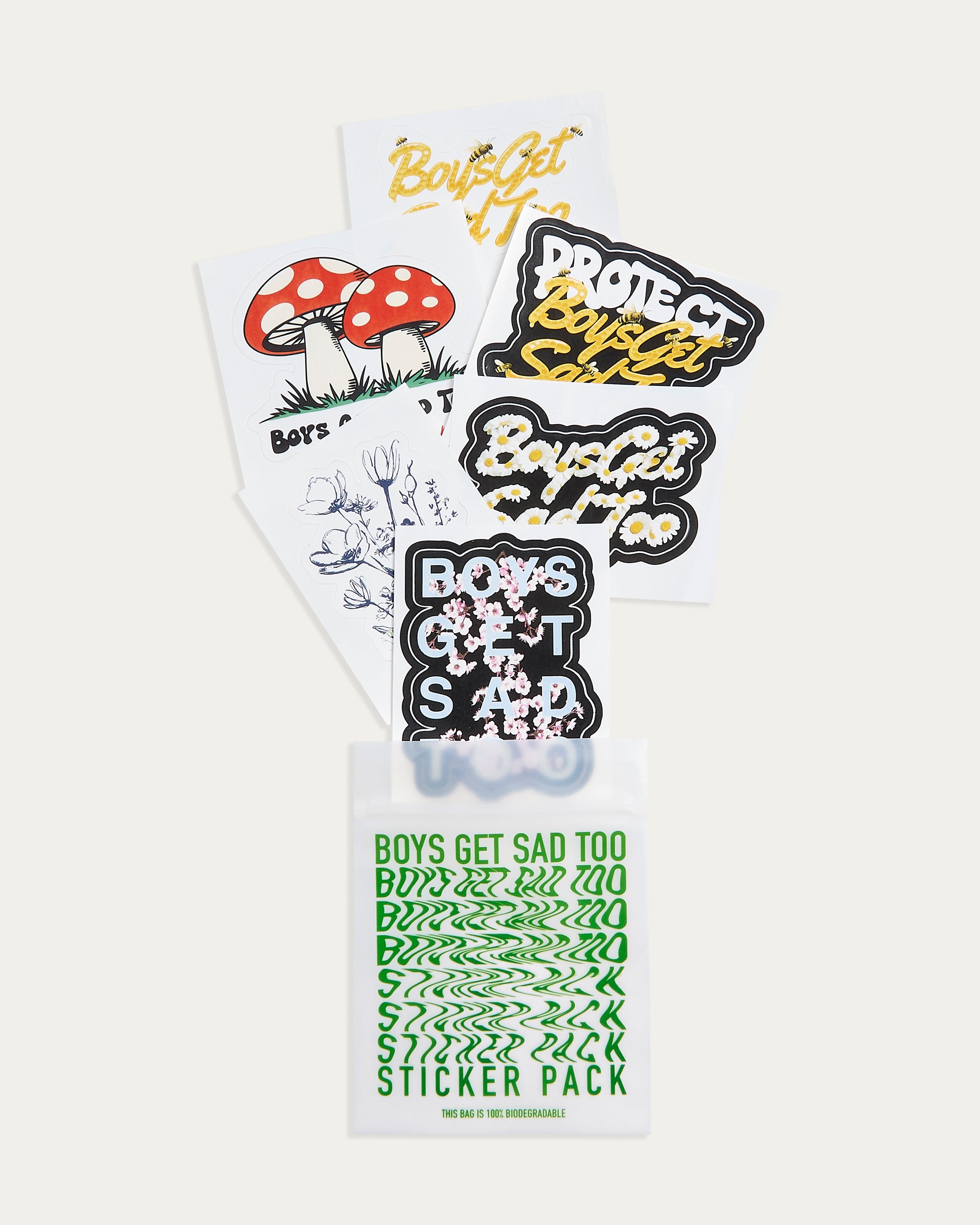 SPRING COLLECTION 6 VINYL STICKER PACK