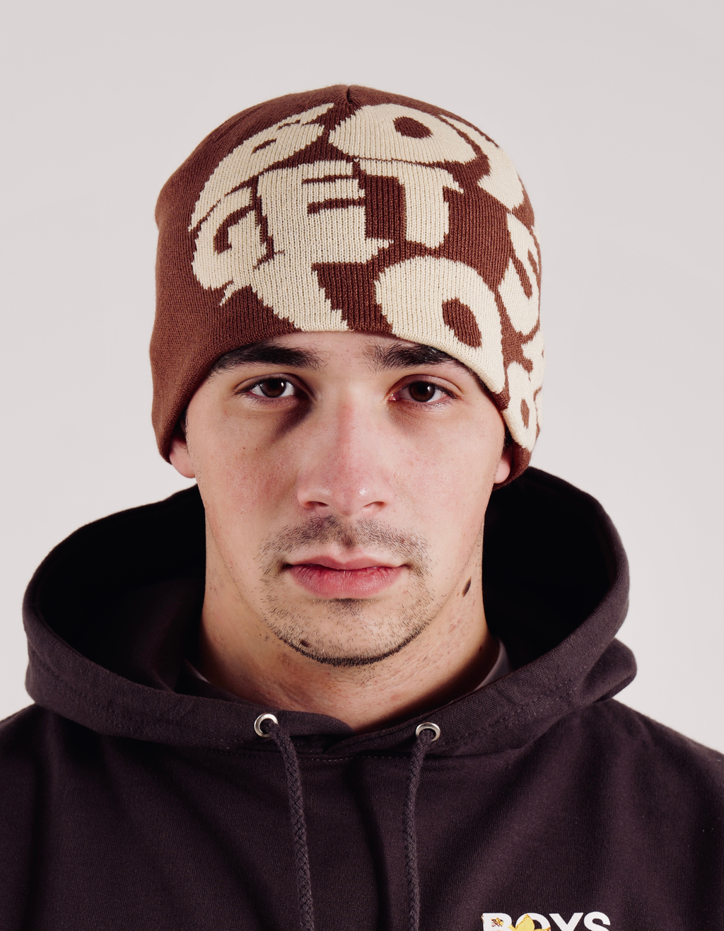 WAVE BEANIE CHOCOLATE