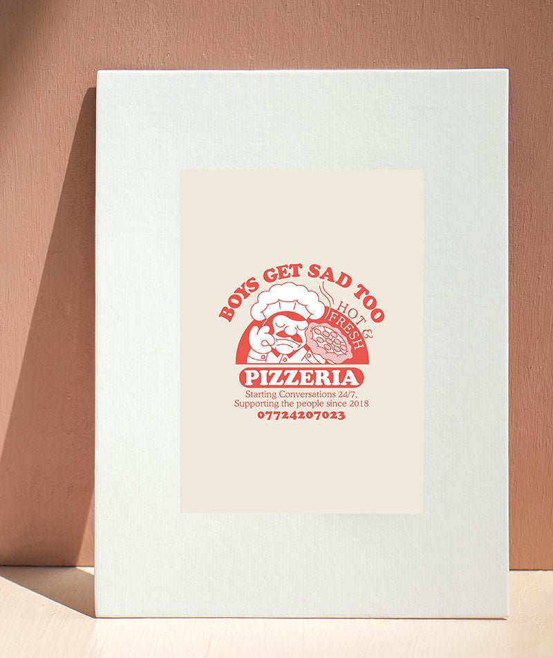 PIZZERIA PRINT SAND - Boys Get Sad Too