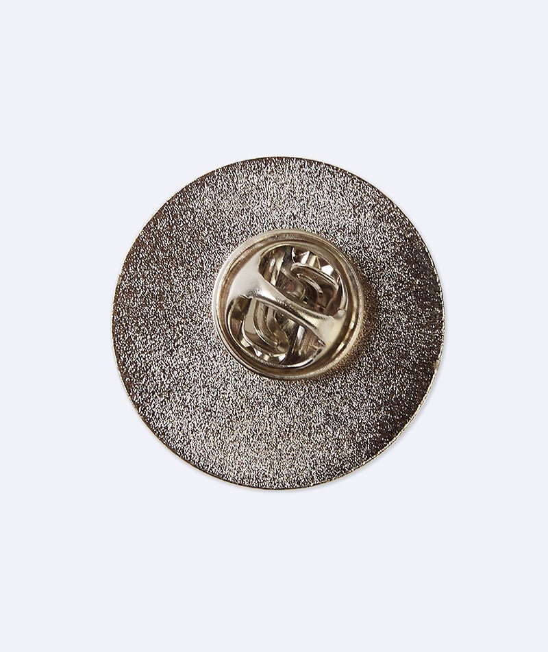 WAVE BLACK ENAMEL BADGE - Boys Get Sad Too